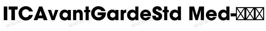 ITCAvantGardeStd Med字体转换